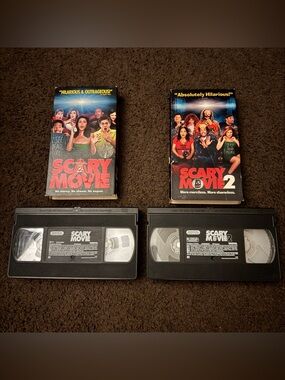 Scary Movie 1 and 2 VHS tapes (lot of 2)